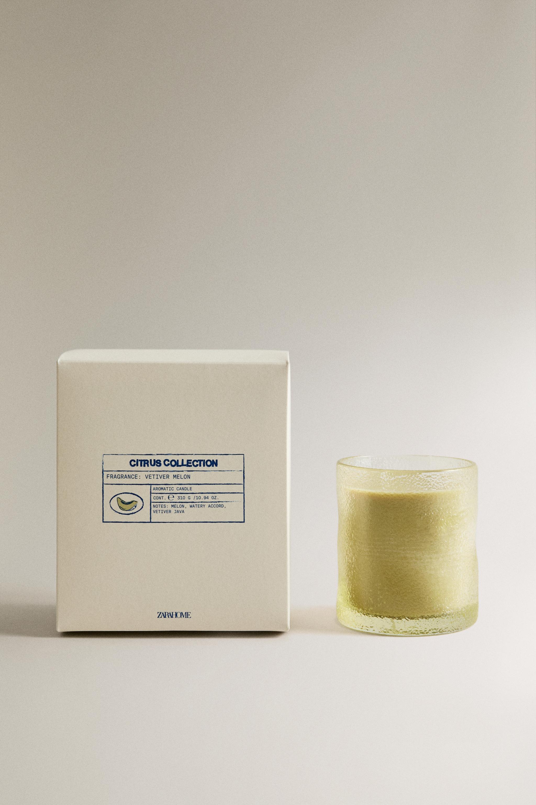 (310 G) VETIVER MELON SCENTED CANDLE